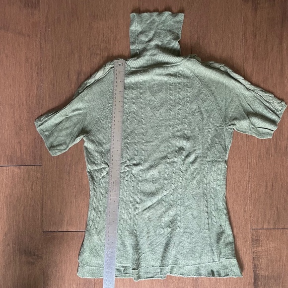 Soft fine knit short sleeve Retro Sweater - Picture 11 of 15